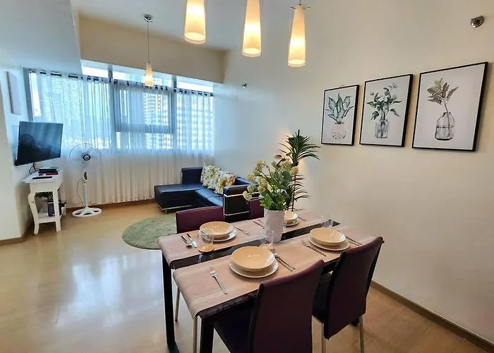 Apartment Bgc Fresh & Cozy Near Burgos Circle With Fast Internet Connection *
